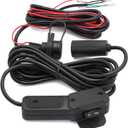 Winch Hand Remote Controller with Ergonomic Grip and Control Socket Assembly for ATV UTV Winch