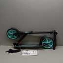 Kick Scooter for Ages 6+,Kid, Teens & Adults. Max Load 240 LBS. Foldable, Lightweight, 8IN Big Wheels for Kids, Teen and Adults, 4 Adjustable Levels. Bearing ABEC9 (Aquas)