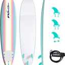 Wavestorm - Classic Soft Top Foam 8ft Surfboard