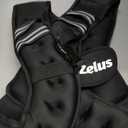 ZELUS Weighted Vest, 6lb/8lb/12lb/16lb/20lb/25lb/30lb Weight Vest with Reflective Stripe for Workout, Strength Training, Running, Fitness, Muscle Building, Weight Loss, Weightlifting (Black)