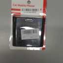 Sandfren Car Air Vent Organizer, Self-Adhesive Vehicle Dashboard Storage Box Organizer with Hook for Coins Keys Sunglasses, Multi-Functional Auto Air Vent Cell Phone Holder, Universal Fit (Black)