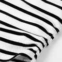 SOLY HUX Girl's Bow Print Short Sleeve T Shirt Pants Outfits (White)