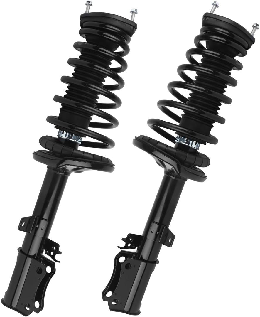 KUSATEC Rear Pair Complete Struts Shock Absorber fit for Toyota Camry 1997-2001; Solara 1999-2003, 171681 171680 Struts with Coil Spring Assemblies