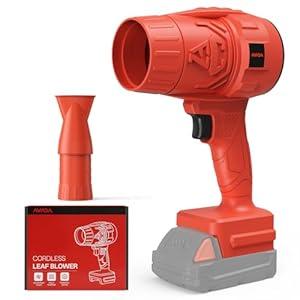 Electric Leaf Blower Cordless for Milwaukee M18 18V Battery, Handheld Leaf Blowers for Lawn Care, Blowing Leaves ＆ Dust, Turbo Jet Blower Dryer, Battery Powered Mini Leaf Blower (Battery Not Included)0