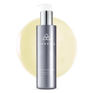COSMEDIX Purity Solution Cleansing Oil  2-in-1 Makeup Remover & Hydrating Facial Wash - Nutrient-Rich Cruelty-Free Skincare for Soft, Smooth & Glowing Skin - Day and Night Use - 100 ml / 3.3 fl oz