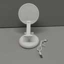 One Fire Cordless Desk Lamp, Dimmable Small Battery Powered Lights,3600mAh Rechargeable Wireless Table Lamp, Mini Lamp & Portable Light for Bed, Book Reading, Home for Small Spaces , Nail Light, Craft, Office