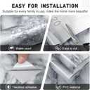 White and Gray Marble Contact Paper Glossy Peel and Stick Wallpaper Countertop Furniture Waterpoof Self Adhesive Removable Wall Paper Kitchen Livingroom Bathroom Cabinet 23.6"x120"