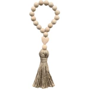 Beaded Pendant with Tassels Stylish Hanging Decor for Home Office Parties Unique Boho String Ornament for Wall Door Present for Loved Ones