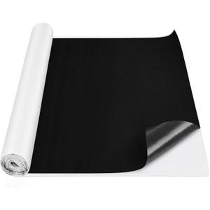 Nuanchu 51.6 sq ft 47.2 x 157.5 in Black Underfelt Carpet with Adhesive Back for Speaker Sub Box, Underfelt Carpet for RV, Boat, Marine, Auto, Truck, Car Trunk, Door Liner, Desk