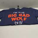 I'm the bad wolf duh costume for DIY halloween party T-Shirt (Navy Blue), Size XL