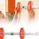 Level Ruler Picture Hanging Tool with Built-in Level – Precision Frame Alignment Tool for Wall Decor, Easy & Accurate Hanging Guide for Photos, Artwork & Mirrors