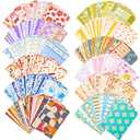 Vintage Scrapbook Paper Set Aesthetic Paper Supplies Diy Decorative Supplies for Writing Drawing Embellishment Scrapbooking Travel Journal 3.35x2.17 Inch