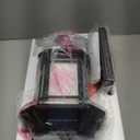 NAXTTII Solar Sconce Lights Outdoor 15.7 Inch Height Exterior Lighting Fixture Dusk to Dawn Outdoor Solar Wall Lamp with Water Ripple Glass Black Finish and Waterproof