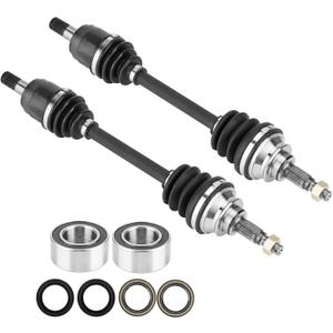 Front Left Right CV Axle Drive Shaft and Wheel Bearings Set for Honda Foreman Rubicon 500 650 680 Rincon FourTrax TRX500FM TRX680FA ATV UTV Axle Replacement