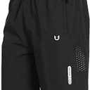 NORTHYARD Men's Athletic Running Shorts Quick Dry Workout Shorts 7"/ 5"/ 9" Lightweight Sports Gym Basketball Tennis Hiking, 2XL, Black