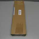 upsimples Acrylic Shelves for Wall Decor, 15" Display Shelf Perfume Organizer for Bathroom, Bedroom, Living Room, Floating Bookshelves for Kids, Black, 2 Pack