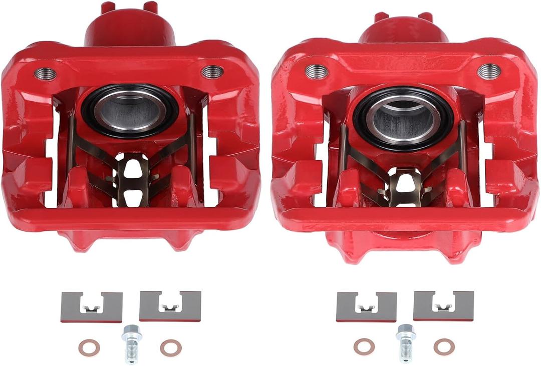cciyu 19B6886 19B6887 Rear Left & Right Brake Calipers With Bracket For Acura For RDX 2013-2018,For Honda For Crosstour 2012-2015,For Honda For CR-V 2007-2016