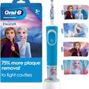 Oral-B Kids Electric Toothbrush Featuring Disney's Frozen for Kids 3+ (1 Count (Pack of 1), Blue)