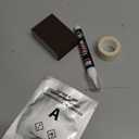 Wheel Scratch Fix Dark Silver Touch Up Paint for Cars - DIY Alloy Wheel Repair Kit, Curb Rash Remover with Fast-Drying Pen - Long-Lasting OEM Finish Car Rim Paint for Scuffs and Chips at Home (Dark Silver)