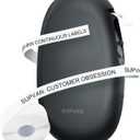 SUPVAN Label Maker Machine with Tape, E10 Portable Label Makers, Multiple Fonts Icons, Continuous Label, Mini Thermal Label Printer, App Control, Easy to Use, Ideal for Home and Office Organization