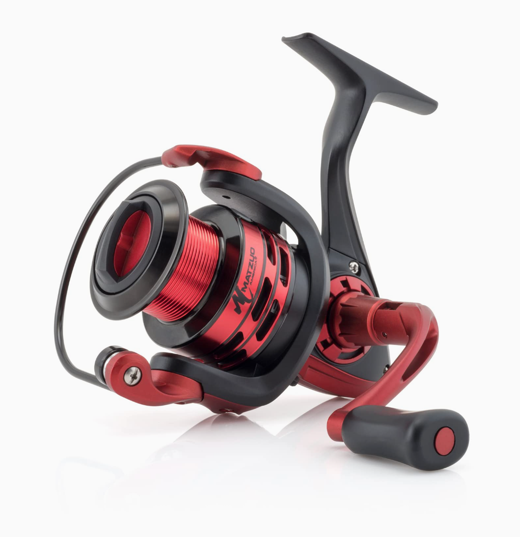 Matzuo Red Spinning Combo fishing rod and reel
