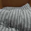 FURTIME Washable Dog Bed Large Sized Dogs, Deluxe Dog Crate Beds Comfy Fluffy Kennel Pad Anti-Slip Pet Sleeping Mat, Machine Washable Dogs Pillow, 35"x23"x3.5", Gray