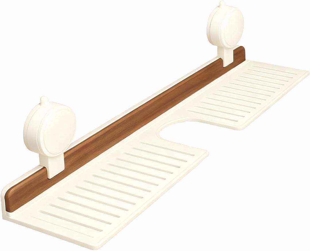 Bathroom Over Sink Shelf, 23.6 Inch No Drill Sink Organizer