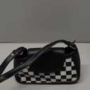 Star Houndstooth Checkered Pattern Shoulder Bags for Women Crescent Crossbody Hobo Handbag Y2K Underarm Purse