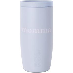 Simple Modern Mother's Day Travel Coffee Mug Tumbler with 360 Lid | Gifts for Her | Ceramic-Lined Insulated Stainless Steel Cold Brew Iced Coffee Cup | Voyager Signature | 16oz | Momma