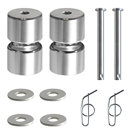 Donpida Aluminum Rollers Pins Washers Rings Replacement for GL1 GMNR925 Compatible with Trailer Tailgate Lift Apply to Trailer Tailgate, Easy Lift Gate Lift Assist Parts-2pack
