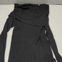 Isinossilk Women Off Shoulder Sweaters Long Sleeve Size M