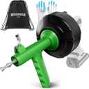 drain snake 4.0 [25 FT] - Auto Feed - Ideal plumbing snake for sink and drain unblocking - Solid drain auger for real DYIs!