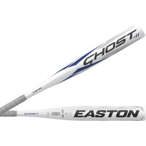 Easton | Ghost Youth Fastpitch Softball Bat | Approved for All Fields | -11 Drop | 1 Pc. Aluminum (29 Inch, White / Blue)