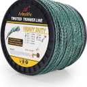 A ANLEOLIFE 3-Pound Heavy Duty Twisted .095-inch-by-1181-ft Dual Core String Spiral Trimmer Line Spool,with Built-in Line Cutter