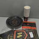 Movie Night Party Pack with Dinnerware, Hats, Banner, Tablecloths (Serves 24, 99 Pieces)