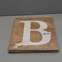 Baby Shower Box, Country Style Bohemian Balloon Box, 4pcs of Linen Patterned with Letters, for Gender Reveal Birthday Photo Prop.