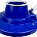 Heavy-Duty Pool Leaf Vacuum Head, Garden Hose Powered 15 Cleaner with Large Mesh Bag for Inground and Above Ground Pools