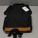 Himawari Travel School Backpack with USB Charging Port 15.6 Inch Doctor Work Bag for Women&Men College Students(124#04#Black, Regular)