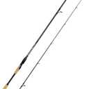 Jenseits 7'0" Spinning Fishing Rod – 2-Piece Carbon Fiber, Medium Heavy Power Extra Fast Action, 3A Cork Handle, Ceramic Guides – Precision Rod for Bass & Salmon Fishing