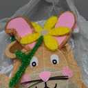 Easter Decorations Outdoor Yard Decor, Set of 2 Lighted Bunny Ornament for Porch Lawn Patio Garden, 120 LED Lights, 35 Inch, Rabbit Gifts for Women Mom, with Carrot & Blossom