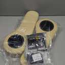 Golf Cart Armrest with Cup Holder for EZGO TXT Club Car DS Precedent and Yamaha Rear Seat Kit, Upgrade Support Frame/No Need Drilling Arm Rest (Beige)