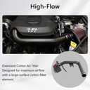Cold Air Intake Kit Compatible with 2011-2015 Dodge Durango & Jeep Grand Cherokee 3.6L V6 Shield Cold Air Intake System