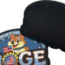 2 x 2pcs Funny Humor Cute Doge Meme Hook and Loop Patches, DIY PVC Rubber Patches for Helmets, Hats, Bags, Backpacks, Dog Harnesses, Army Vests, Tactical Gear, Clothes, Jeans, Caps