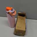 DLOCCOLD 30 oz Insulated Stainless Steel Water Bottle with Handle, Double Walled Water Bottle for Travel, Home, Office, Car, Leak Proof, Reusable Tumbler for Women Men, Cupholder Friendly (Pink)