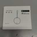 Tracker Tags for Android & iOS, Key Finder Tracking Device Smart Tracker Tag for Luggage, Wallet, Bike, Bags - Both Works with Apple Find My & Google's Find Hub - 2 Pack (Black)