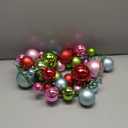 RAZ Imports - 4' Multi Color Christmas Ornament Ball Garland for Christmas Trees or Staircase