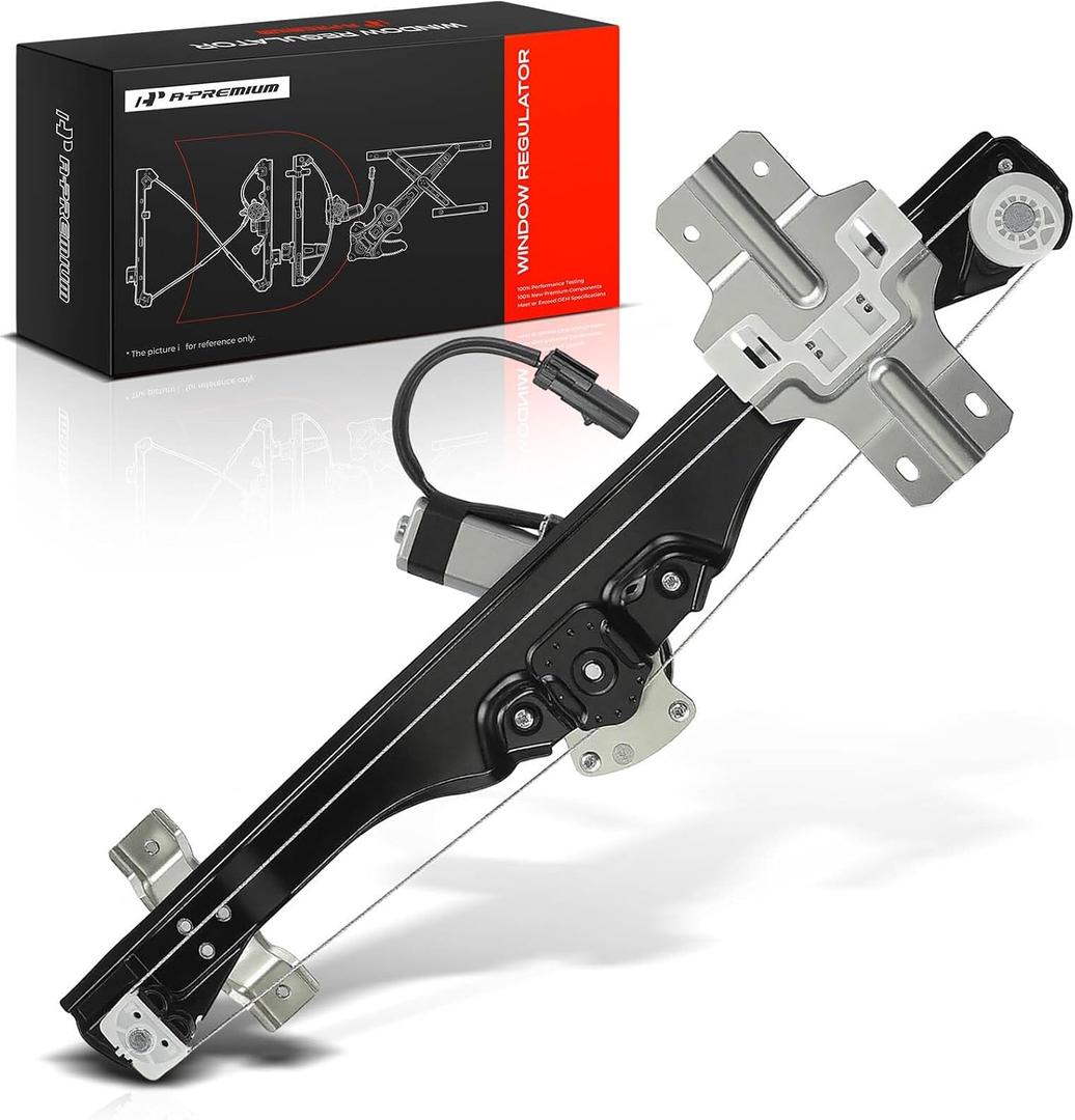 A-Premium Front Passenger Side Power Window Regulator with Motor (2-Pin)
