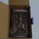 Archangel Saint St Michael Cold Cast Bronze Rosary Relic or Keepsake Case Framed Trinket Box