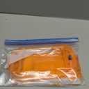 Replacement Handheld Controller Housing Custom Shell with Screen Protector & for EXtreme Rate ABXY Buttons for Nintendo Switch Lite(Clear Orange)