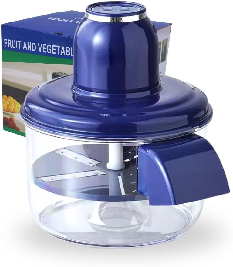 PROTEINIZED 2 in 1 Automatic Peeling Machine  Small Electric Rechargeable Fruit & Veggie Peeler  Keep Blue Guide Plate In For Garlic/Grapes, REMOVE IT FOR APPLES, POTATO & OTHER MEDIUM-SIZE PRODUCE